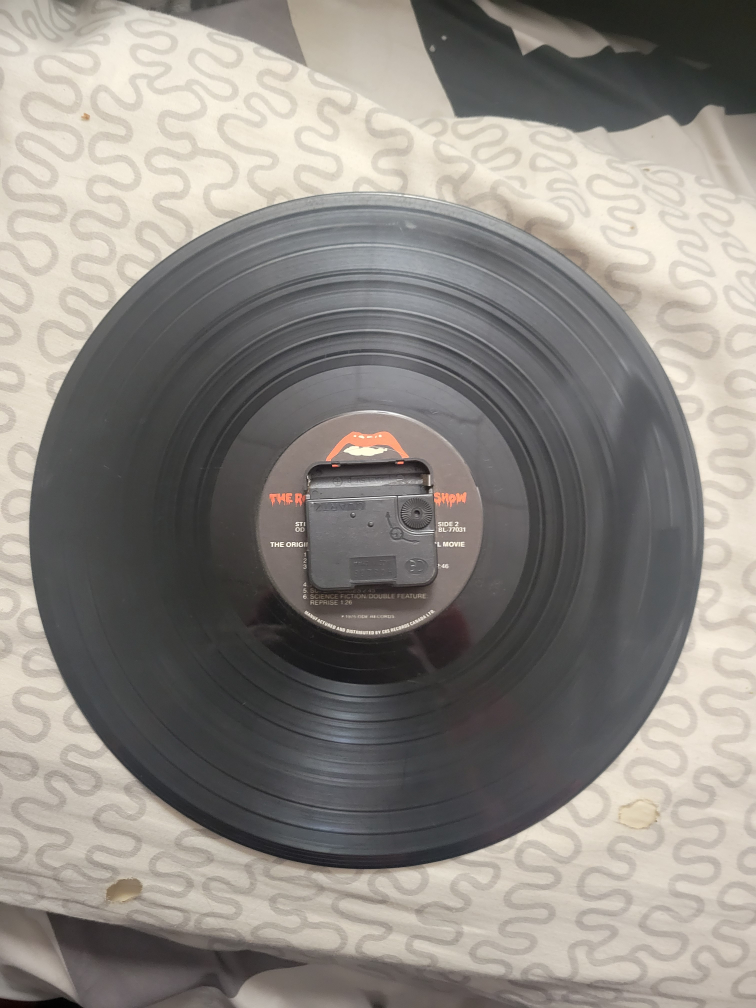 #freecycle Rocky Horror Picture Show Record Clock - photo 2