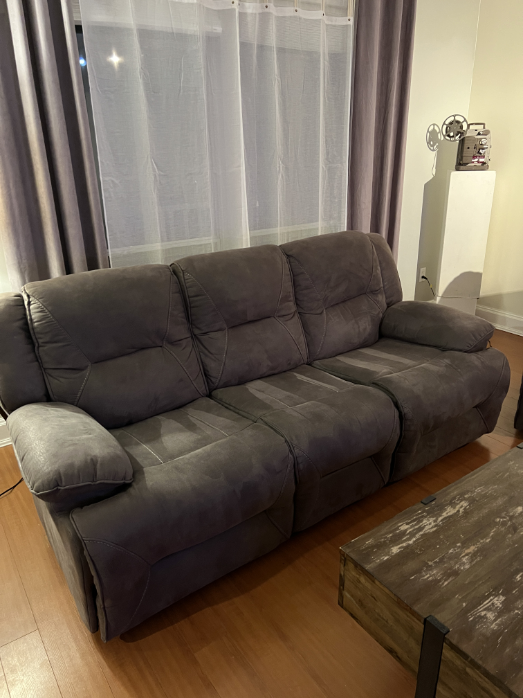 Reclining Sofa and chair with Coffee Table - photo 2