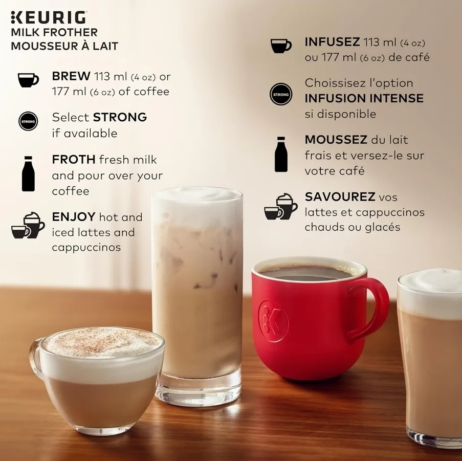 Keurig Milk Frother - Red - NEW IN BOX 🏈 image indicator(7)