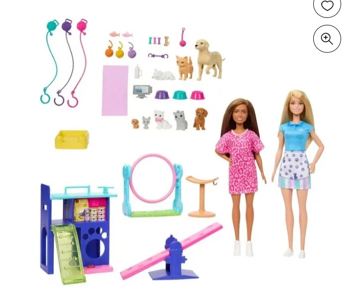 Barbie Pet Vet Playset with Two Dolls and Multiple Accessories image indicator(3)
