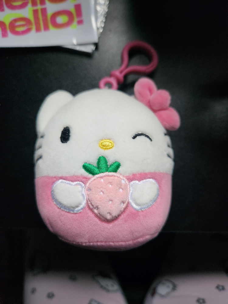 Hello Kitty Squishmallow Keychain