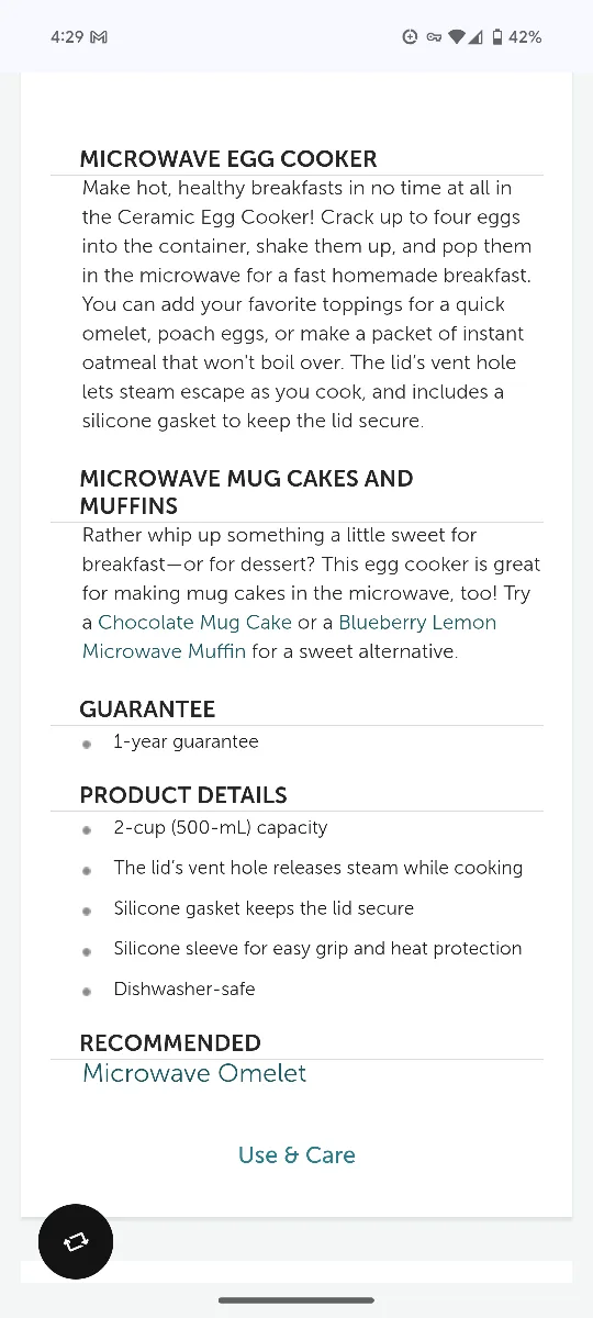 Pampered Chef Ceramic Egg Cooker image indicator(4)