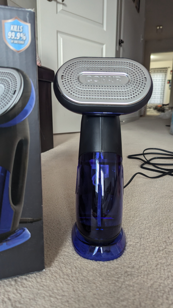 Conair Turbo ExtremeSteam 2-in-1 handheld garment steamer - photo 2