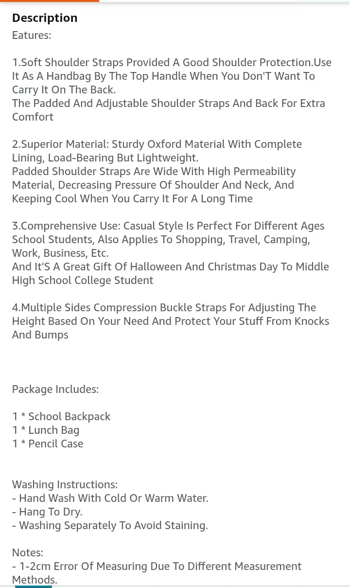 NEW!   Five Nights at Freddy's Backpack Set - All 3 Pieces 🏈 image indicator(9)