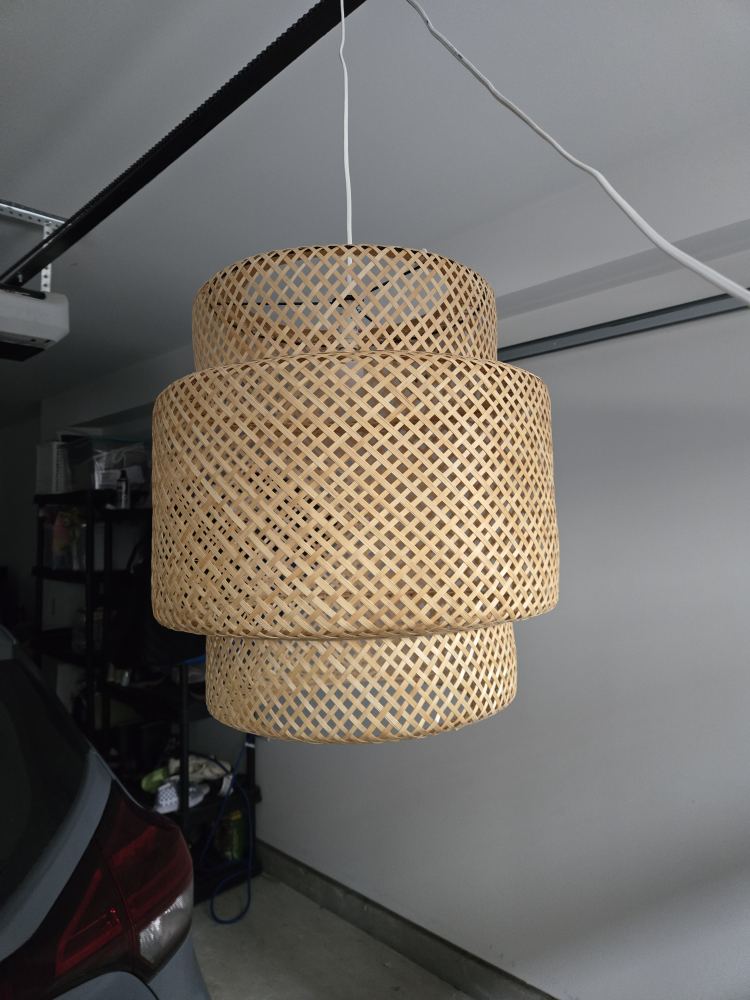 Bamboo Pendant Light Fixture
