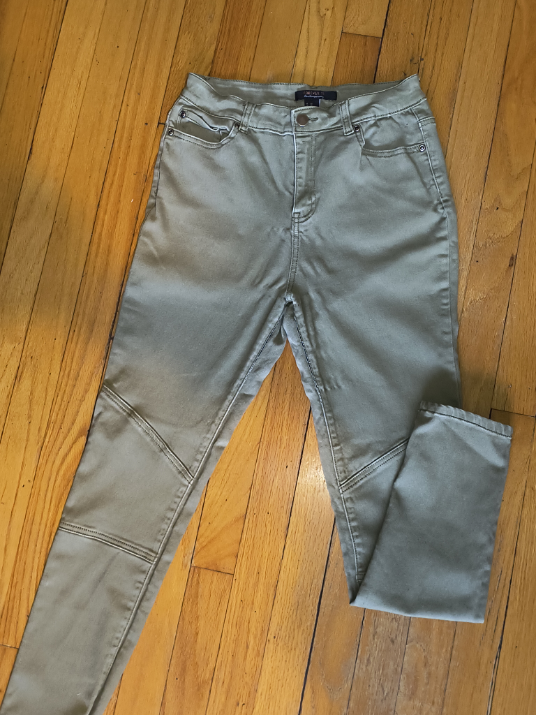 Forever 21 Contemporary Olive Green Jeans