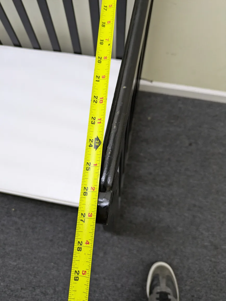 Dream on Me Black Mini Crib with Mattress image indicator(5)