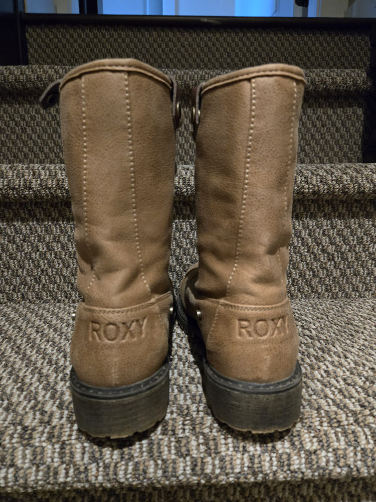 Women's Brown Roxy Lace-Up Boots - photo 2