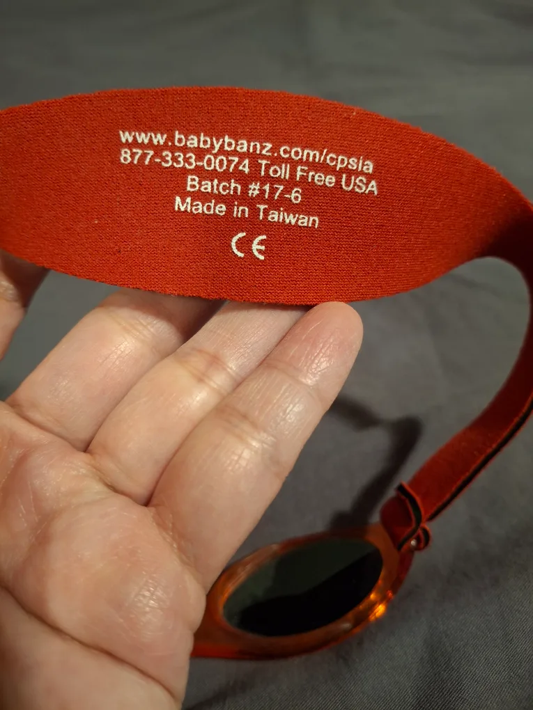 Baby Banz Red Toddler Sunglasses image indicator(4)