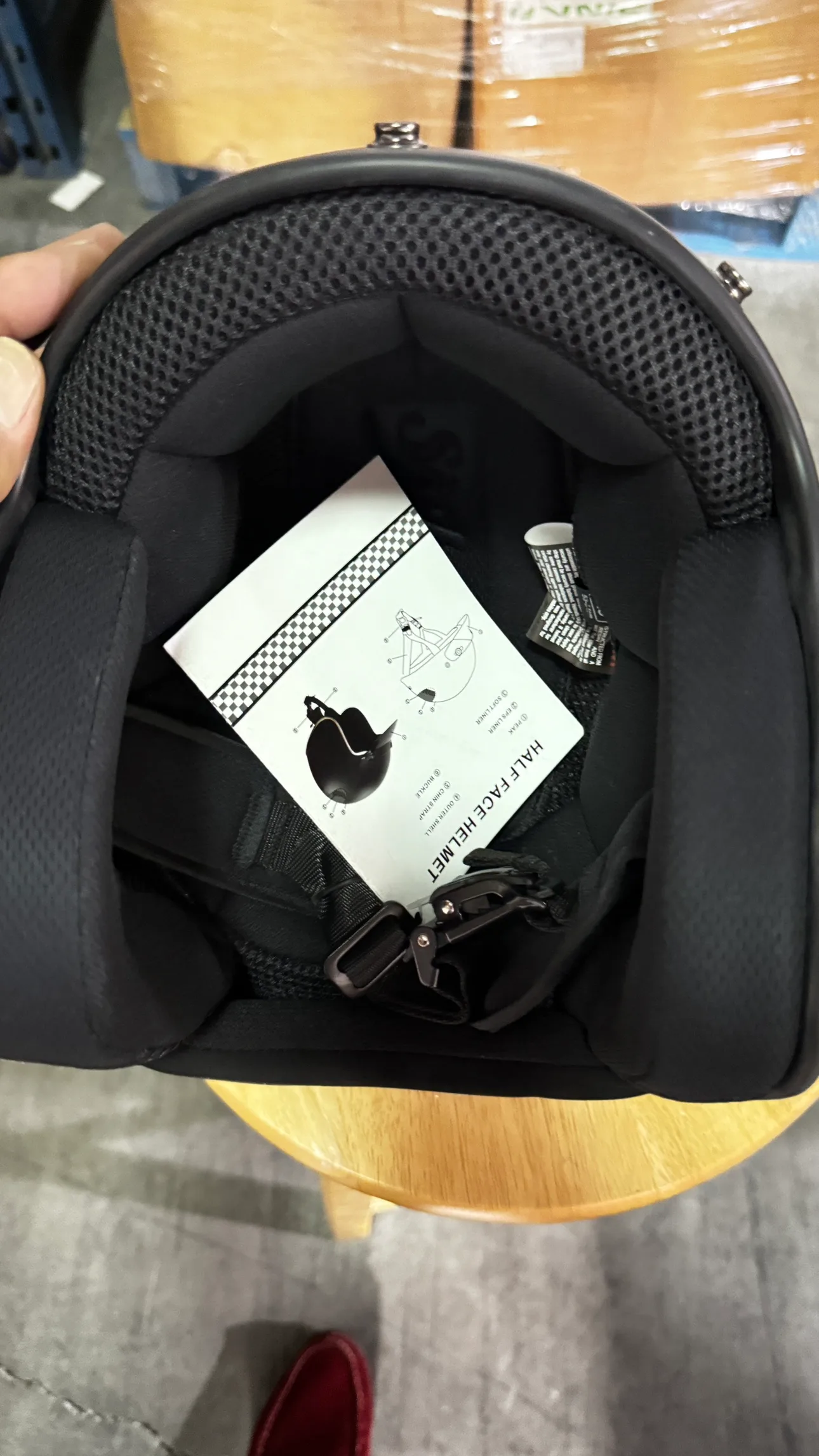 Sick Lid Half Face Motorcycle Helmet - Matte Black image indicator(2)