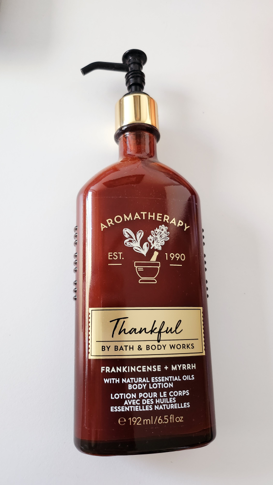 Bath & Body Works Aromatherapy Thankful Body Lotion