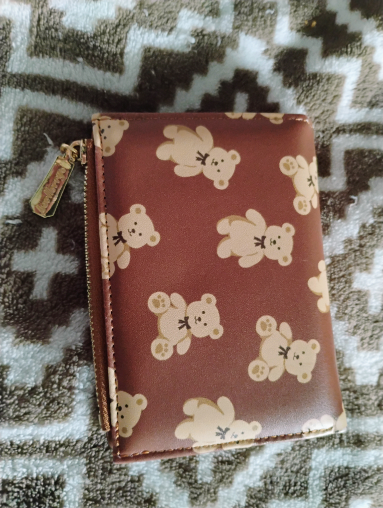 kawaii teddy bear wallet - photo 2