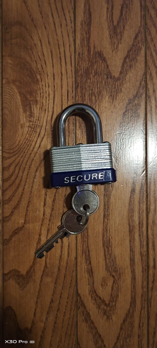 Padlock with Keys