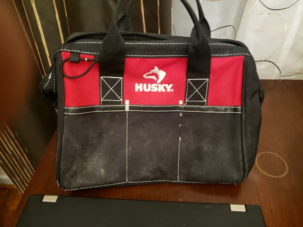 Lot of 7 Tool Bags - Milwaukee, Mastercraft, Husky, DeWalt image indicator(3)