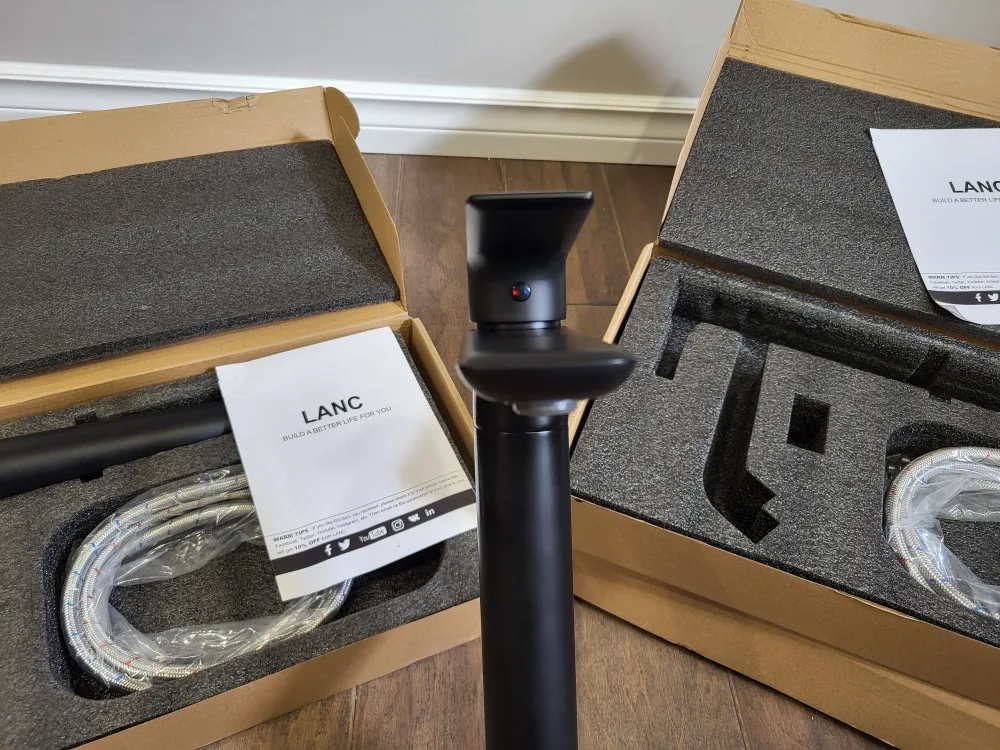 New Black Single Hole Bathroom Faucet image indicator(7)