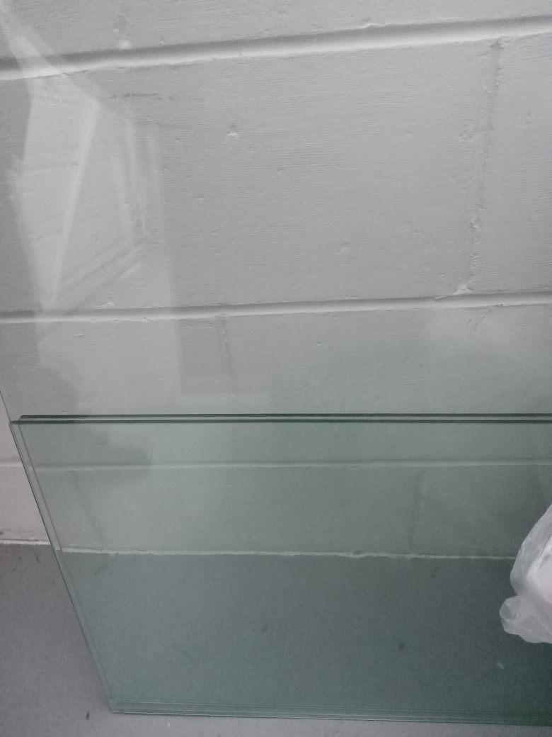 Two Individual Glass Shelving or Tabletop