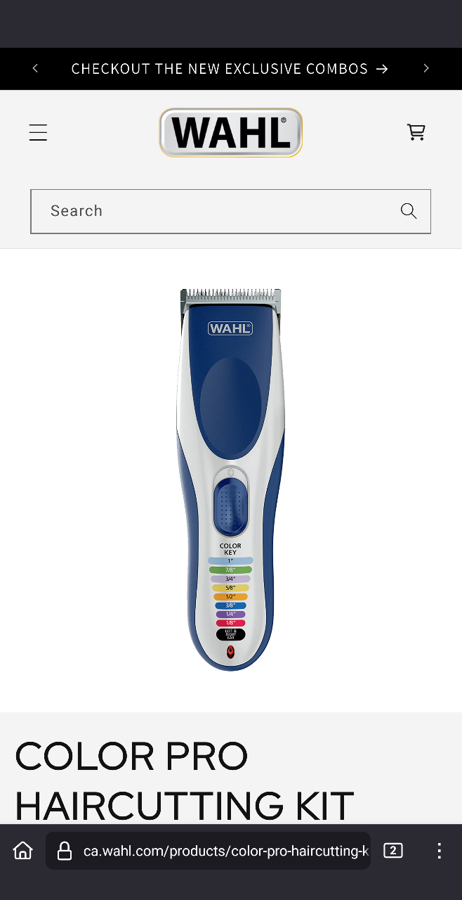 Wahl Pro Color Hair Clipper