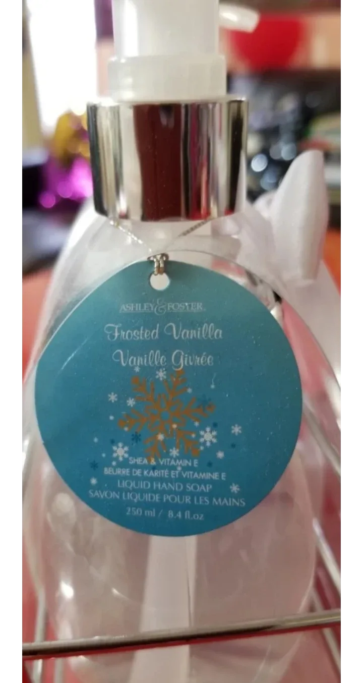 Ashley & Foster Snowman liquid Hand Soap and lotion Set 🏈 image indicator(4)