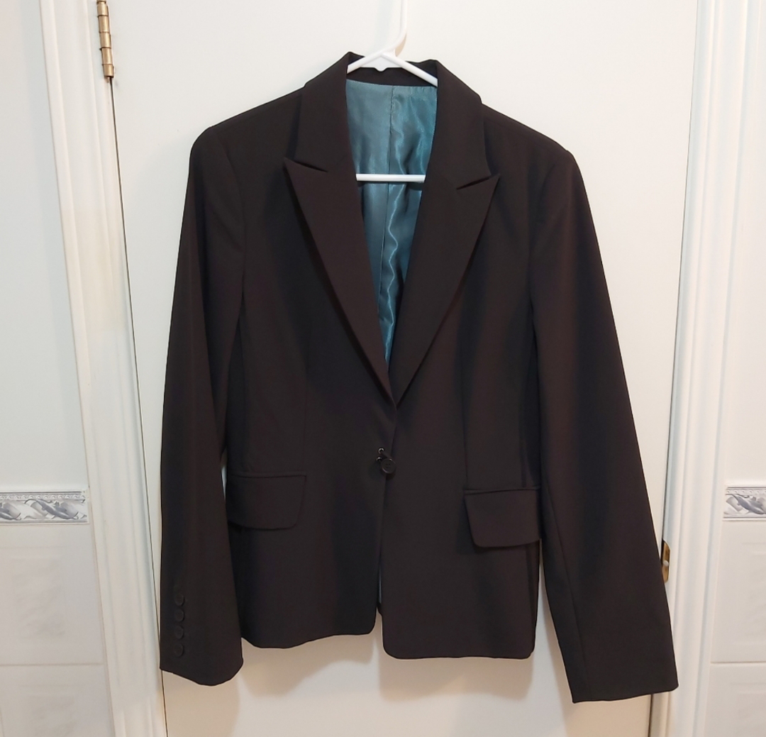 Vintage Black Blazer, Size 10