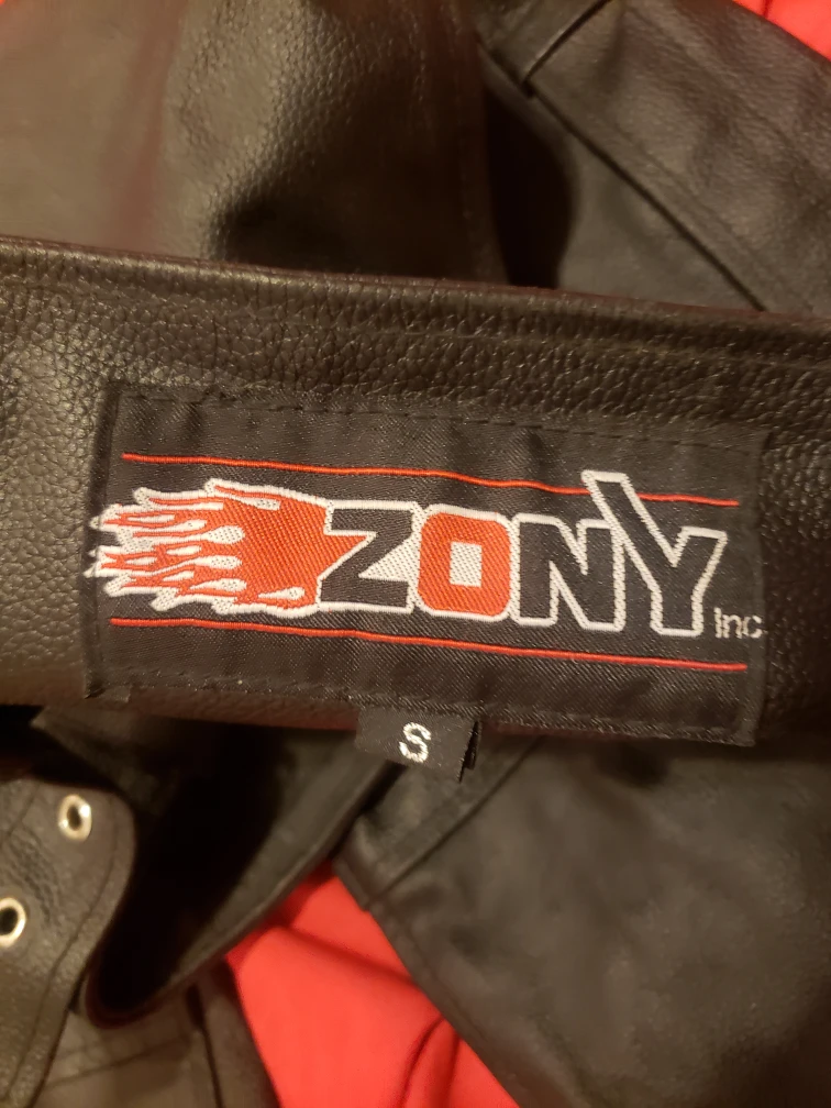 Zony Inc. Leather Motorcycle chaps - Size Small - photo 3