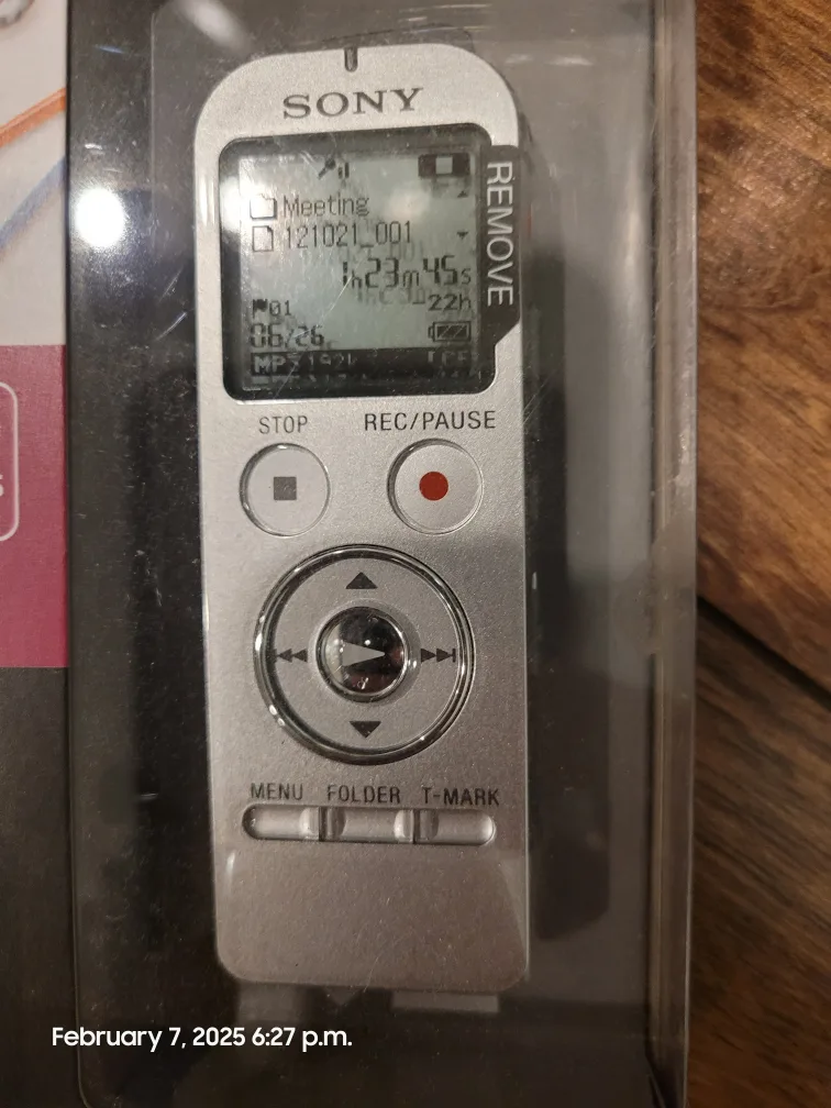 Sony ICD-UX533 Digital Voice Recorder image indicator(4)