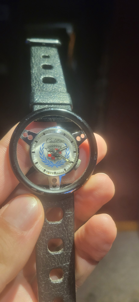 Vintage Cadillac Wristwatch (for parts or collectors)