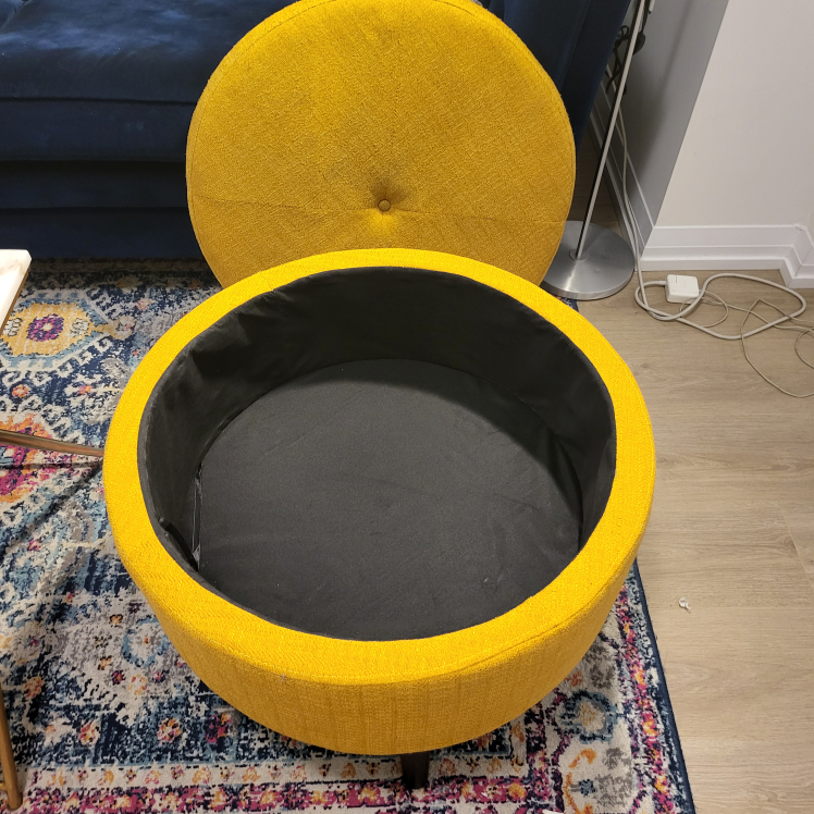 Ottoman with storage - photo 3
