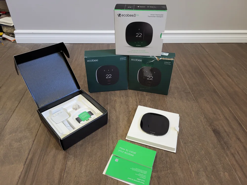 Ecobee3 Lite Smart Thermostats - Brand New in Box image indicator(2)