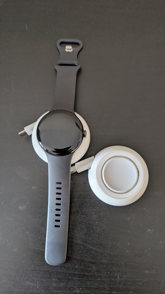 Google Pixel watch w/ chargers