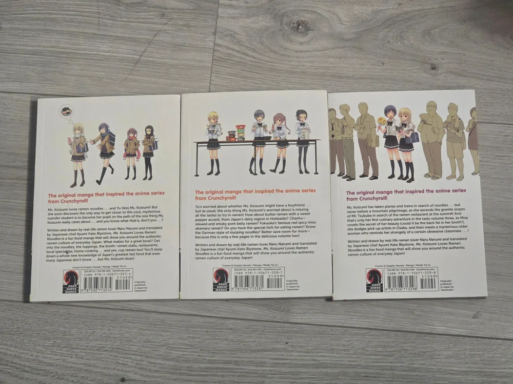 Miss Koizumi Loves Ramen Noodles Manga Volumes 1-3 image indicator(2)