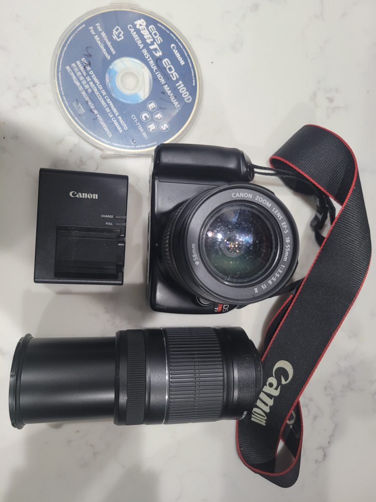 Canon EOS Rebel T3 1100D + xtra Zoom Lens - photo 2