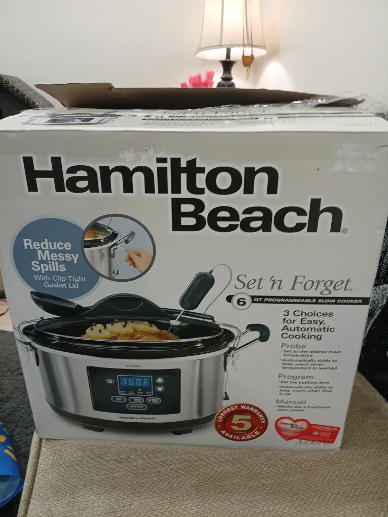 Hamilton Beach Set 'n Forget 6-Quart Programmable Slow Cooker thumbnail