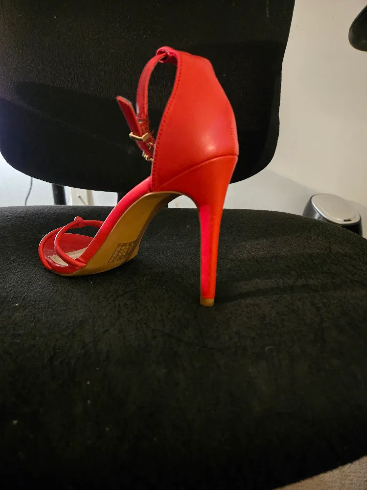 Red Stiletto Sandals - Size 8.5 image indicator(4)