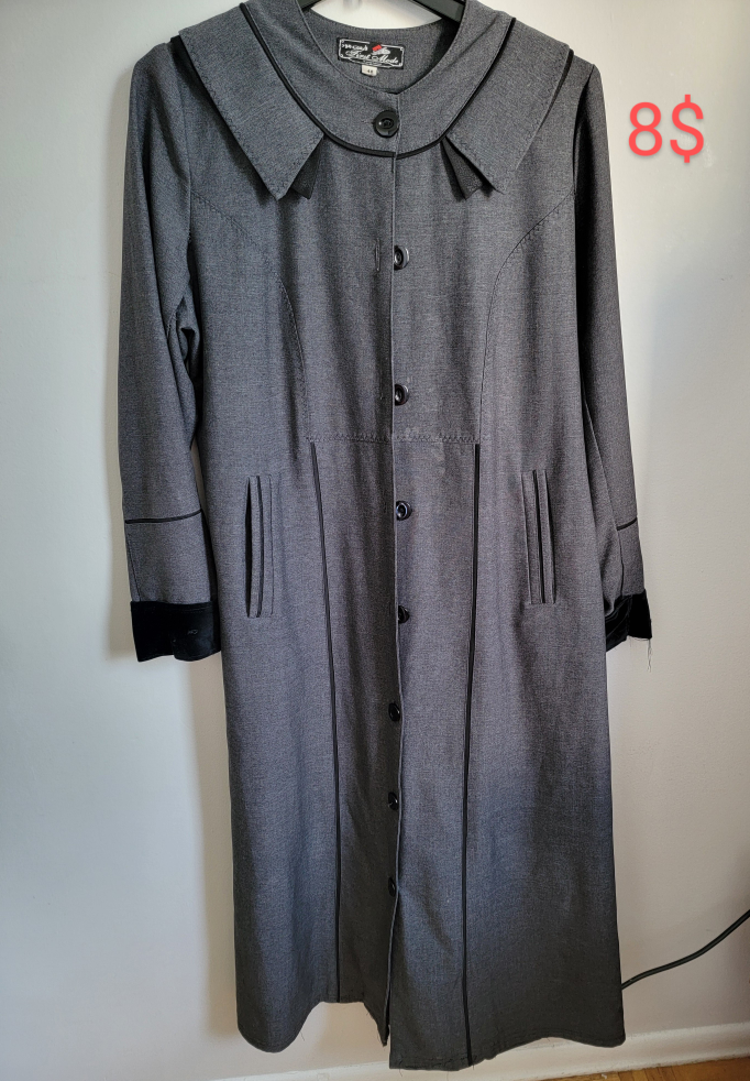 Grey and Black Abaya - First Mode - Size 48 - photo 3