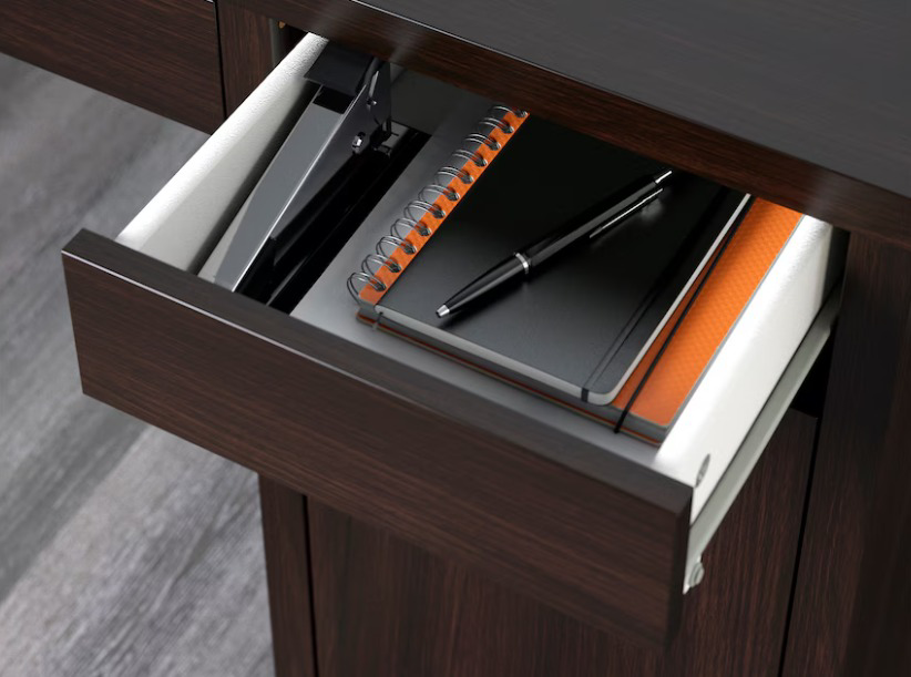 IKEA MICKE Desk - Dark Brown - photo 3