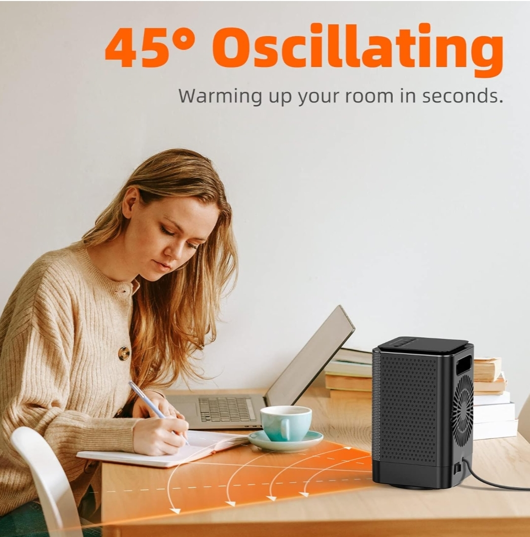Compact Personal Ceramic Heater - photo 5