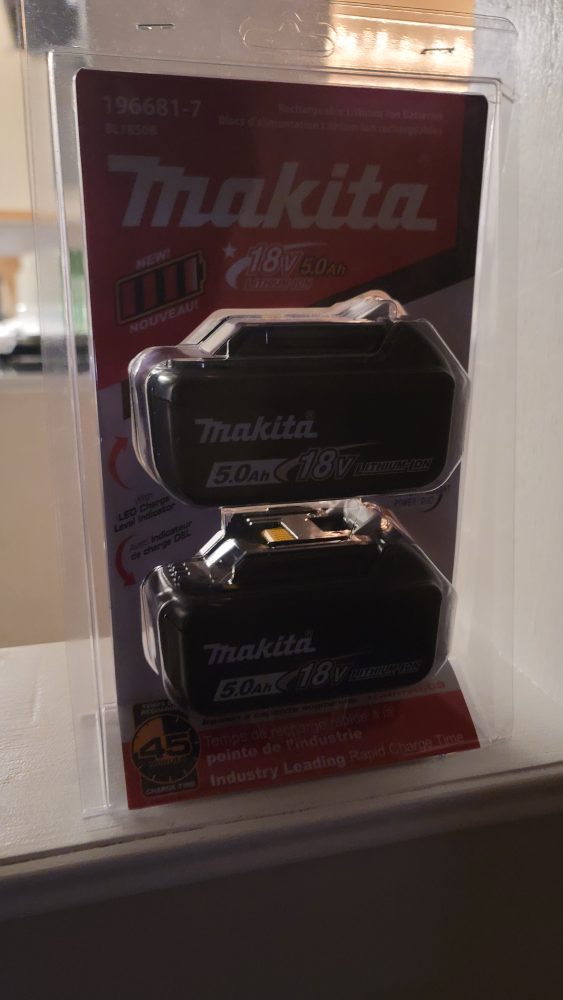 2x 5ah Makita batteries - photo 3