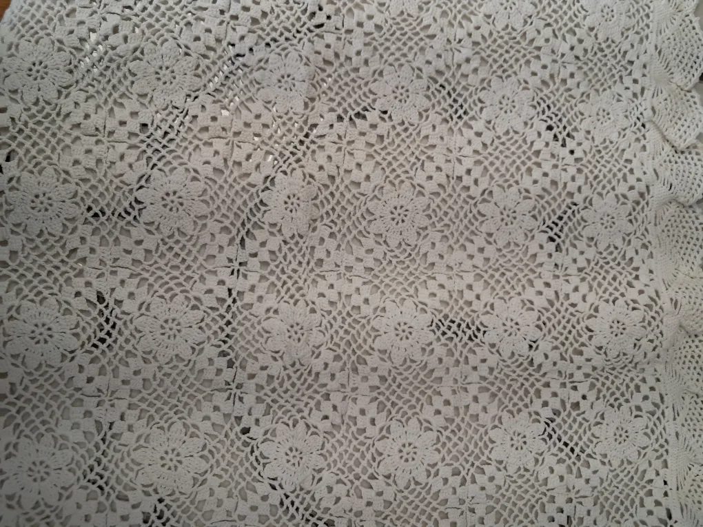 🏈Rectangular Beautiful Crochet Tablecloth image indicator(7)