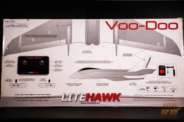 Litehawk RC VOODOO Red Plane (285-12003) (Brand New) ($50 OBO) image indicator(3)