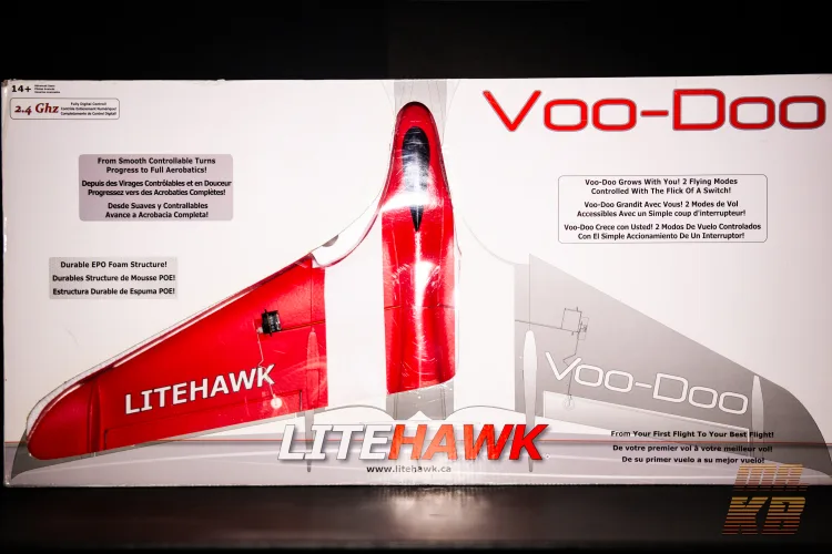 Litehawk RC VOODOO Red Plane (285-12003) (Brand New) ($50 OBO) image indicator(5)