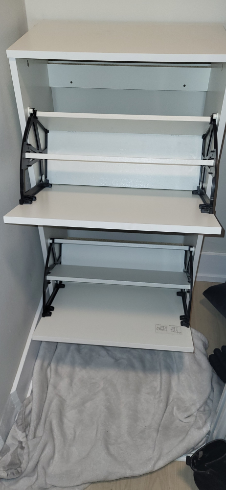 IKEA BISSA Shoe Cabinet - White - photo 3