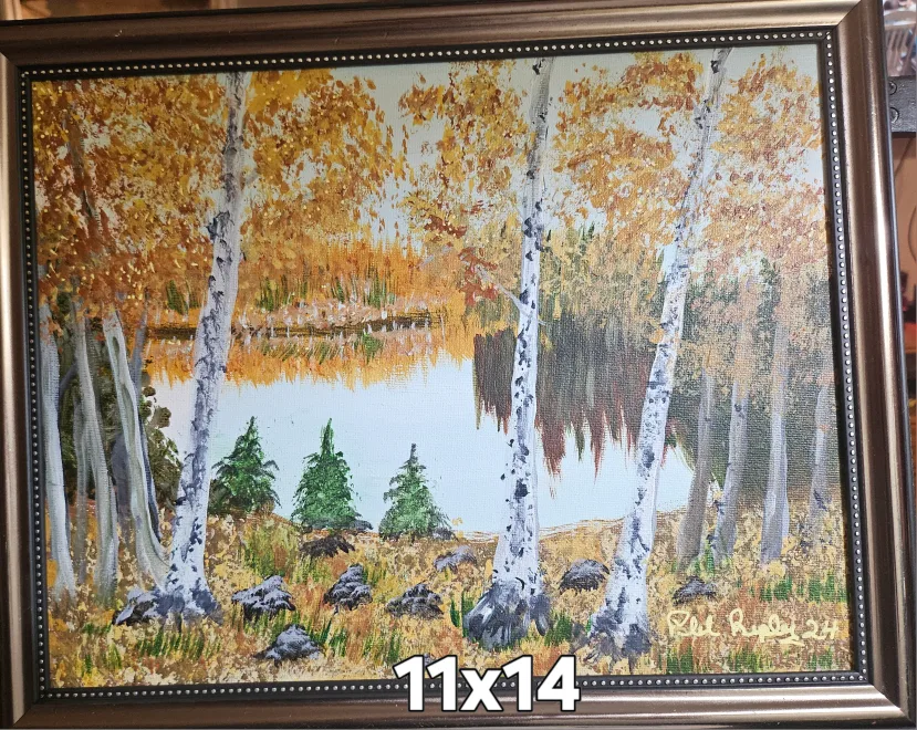 Set of Five 11x14 and One 16x20 Acrylic Paintings by Phil Ripley image indicator(5)