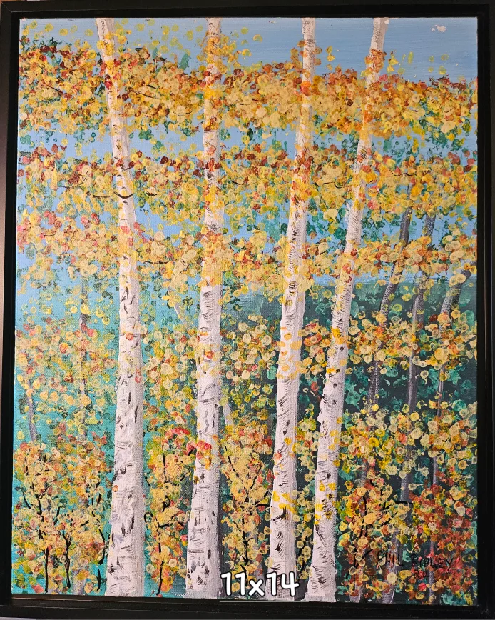 Set of Five 11x14 and One 16x20 Acrylic Paintings by Phil Ripley image indicator(9)