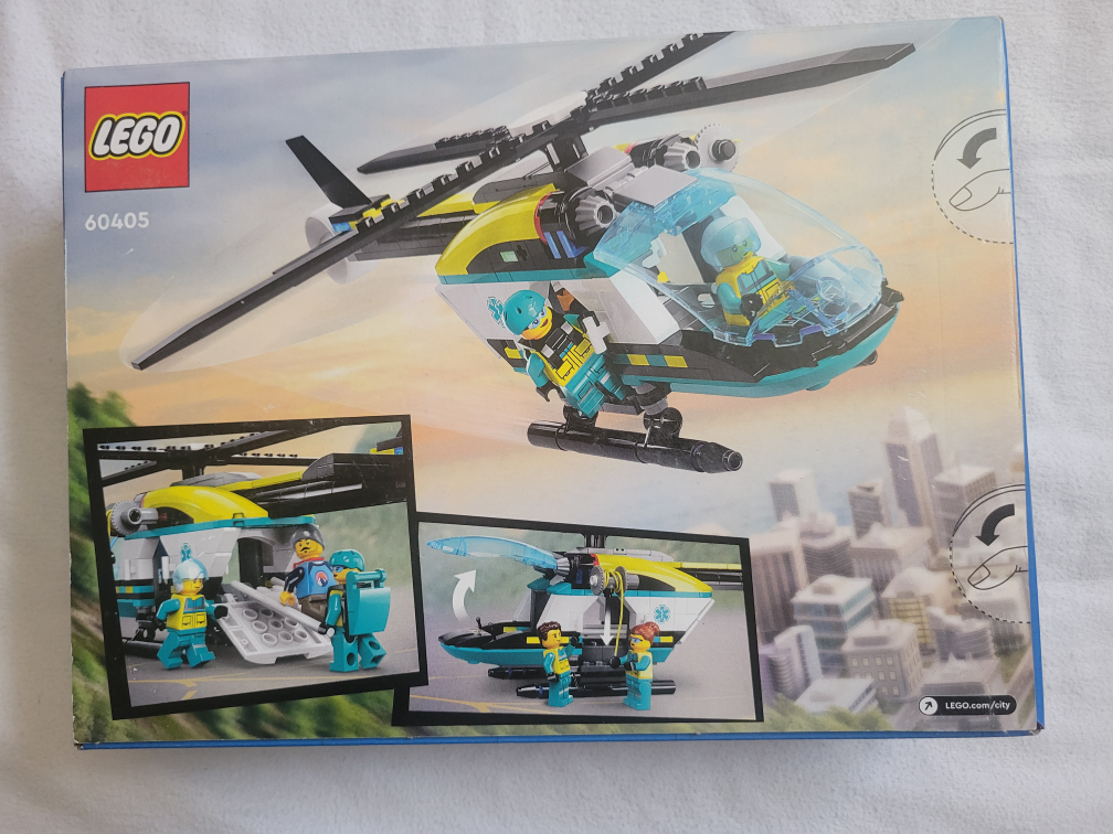 LEGO City Emergency Rescue Helicopter 60405