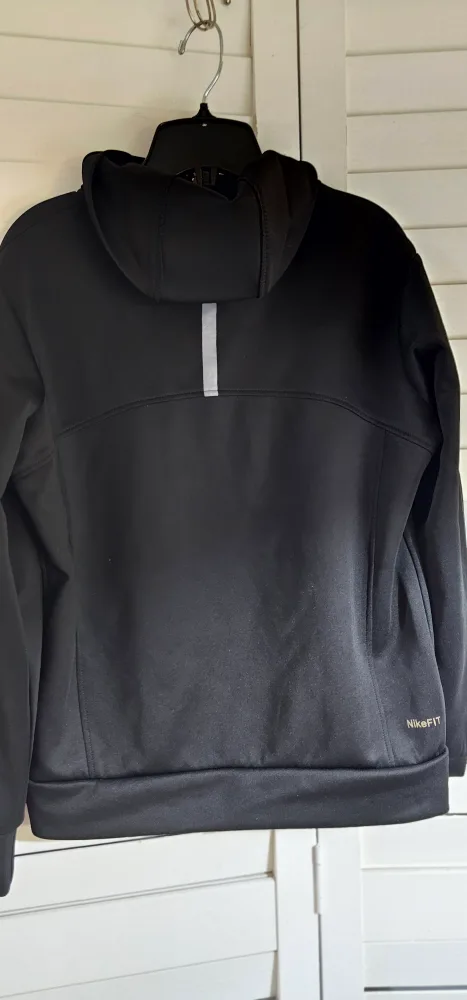 Nike Men's Black Zip-Up Jacket image indicator(8)