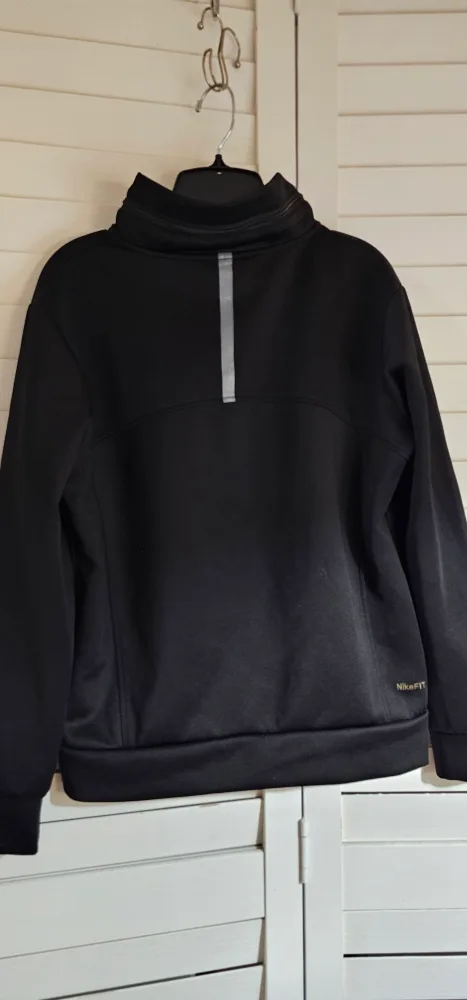 Nike Men's Black Zip-Up Jacket image indicator(9)