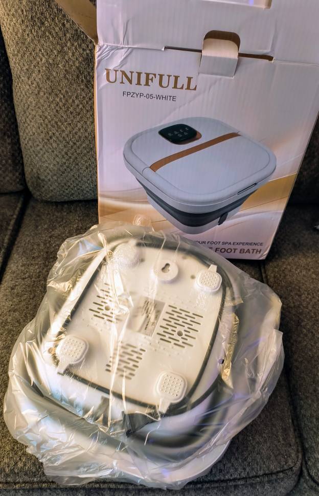 UNIFULL Collapsible Foot Bath with Heat, Massage etc.