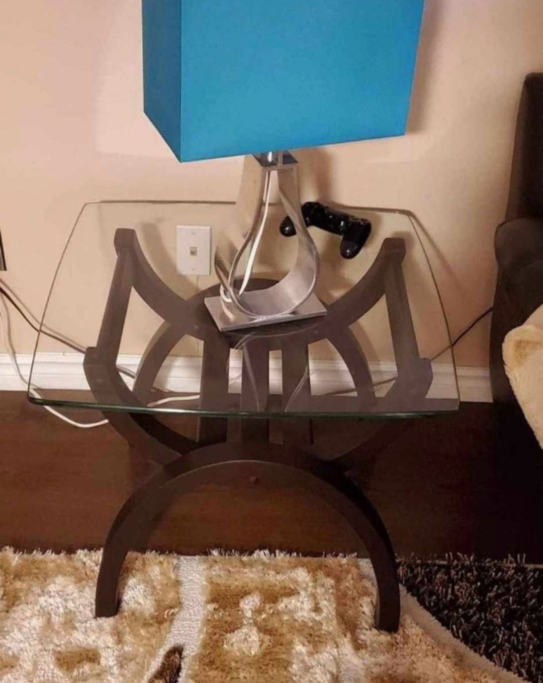 Glass Top Coffee Table and 2 End Tables Set - photo 2