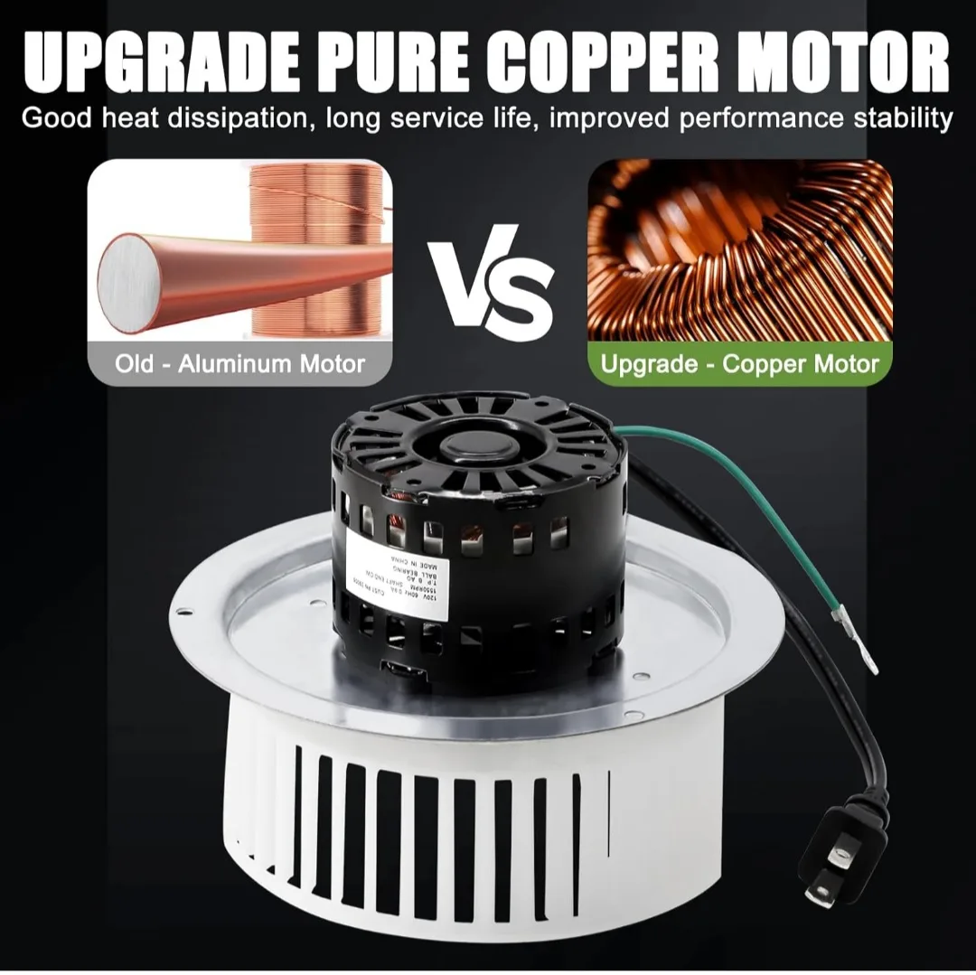 Bathroom EXHAUST FAN MOTOR, NUTONE QT100, QT110, QT9093WH Series image indicator(5)