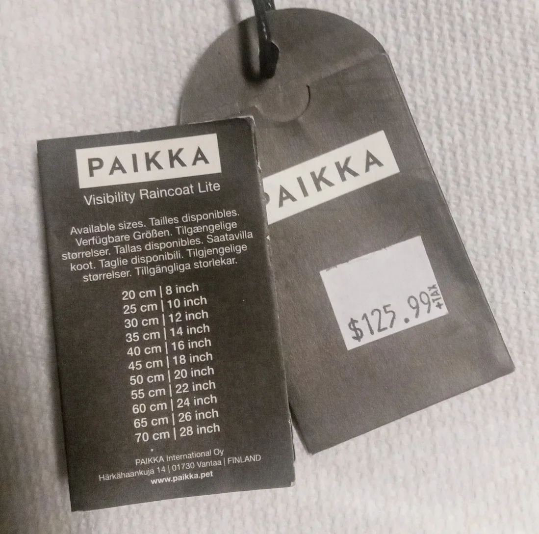 Paikka Dog Coat  - Windproof & Waterproof image indicator(6)